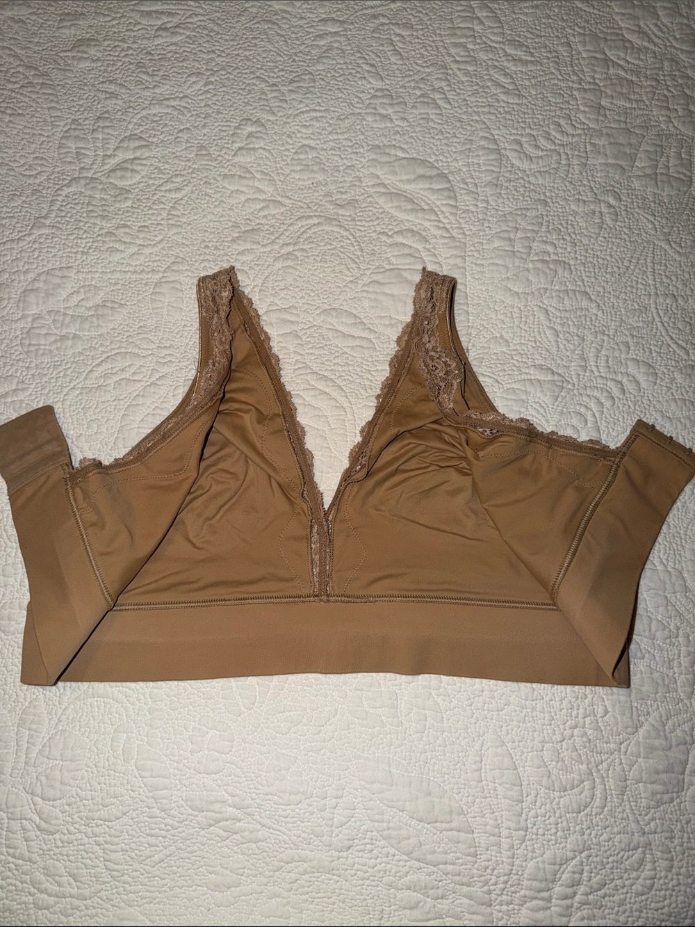 Soma Embraceable Wireless Unlined LT XXL Bra, Lacy Details, Super Stretchy, EUC - Picture 5 of 7